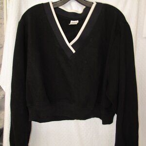 Victoria's Secret Pink V-Neck Crop Sweatshirt
